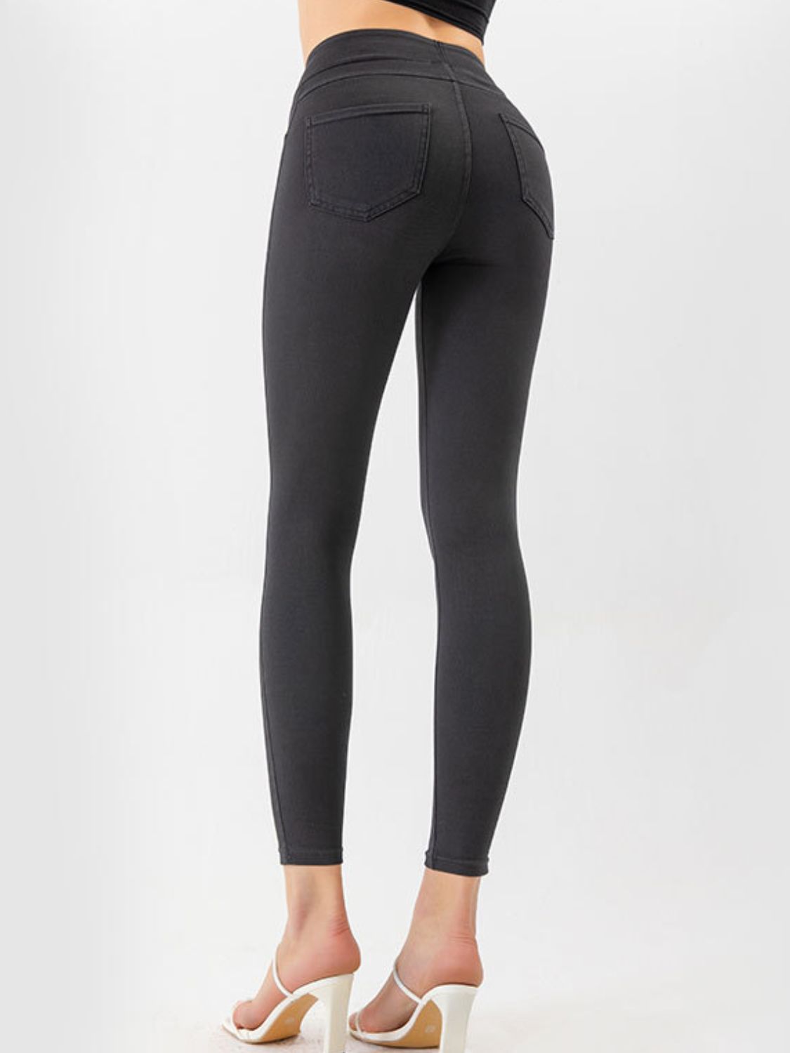 High Waist Cropped Active Leggings